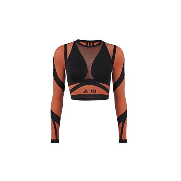 Wolford x Adidas Long Sleeve Top - XS - Sequoia/Black - Picture 1 of 5